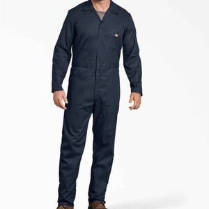 NWT Dickies Performance Flex Coverall Long Sleeve Dark Navy Coveralls Reg & Tall